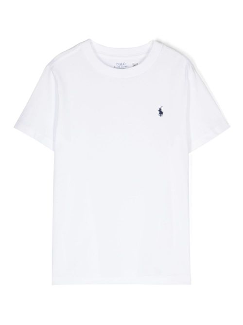 Boys' Classic Cotton T-Shirt with Signature Polo Pony