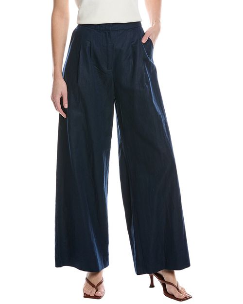 Amal Linen-Blend Pant