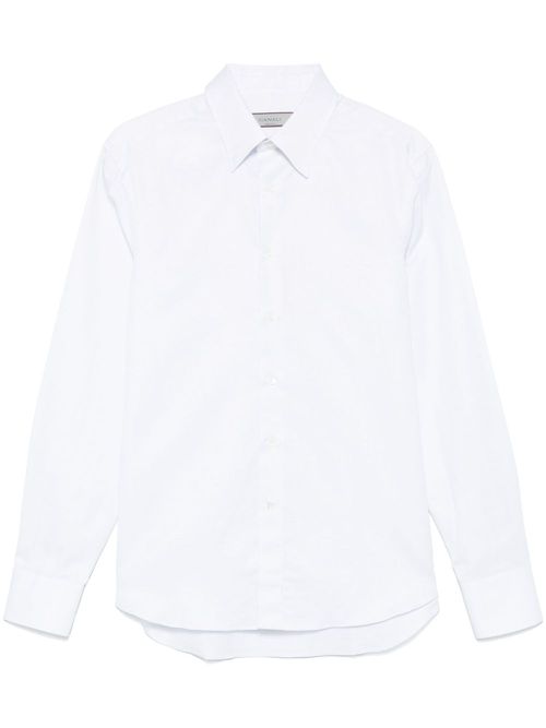 Classic-collar shirt - Neutrals