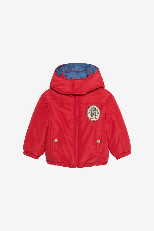 Red Jacket With Rc Monogram Patch