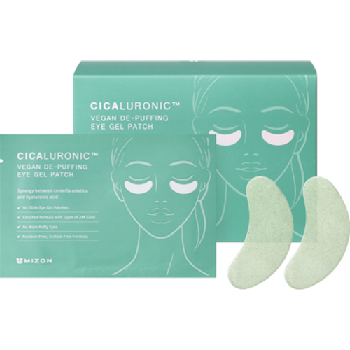 MIZON - Cicaluronic Vegan De-Puffing Eye Gel Patches - 21 pair