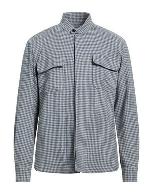 Man Jacket Light blue Size S Wool, Cashmere