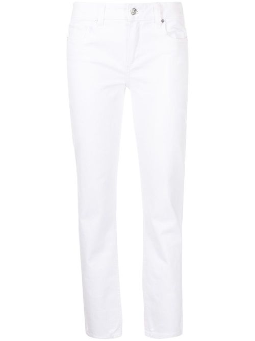 Amber straight-leg jeans - White