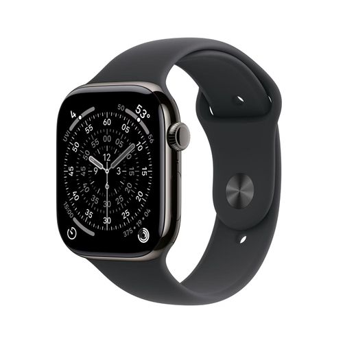 Watch Series 11 GPS + Cellular 46mm Titanium Case:- Slate