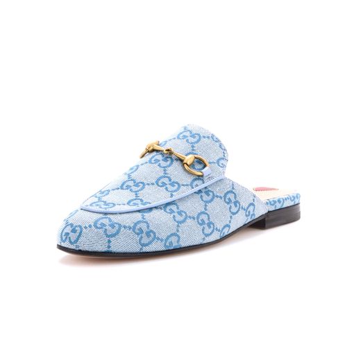 Women's Princetown Mules GG Denim