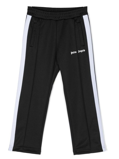 Logo-print track pants - Black