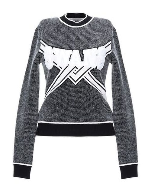 Off-white Woman Sweater Steel grey