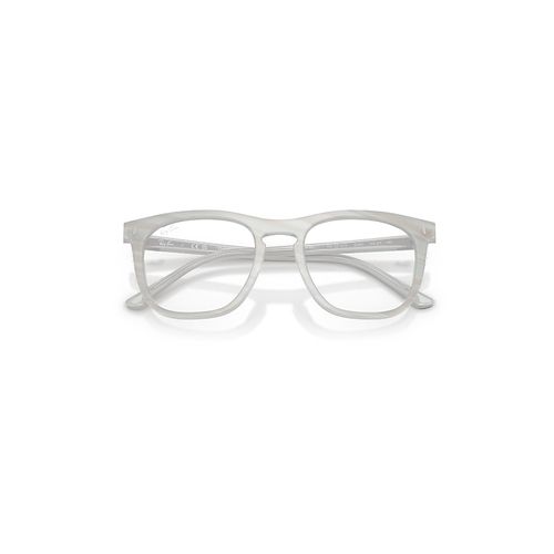 Ray-Ban Rb2210v Optics Change Optical Photo Striped Light Blue Frame Clear Lenses Polarized 51-21