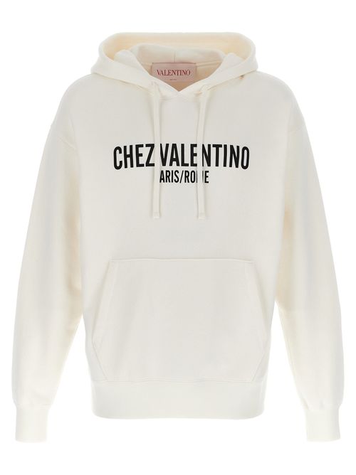 Logo-Print Cotton Sweatshirt — White