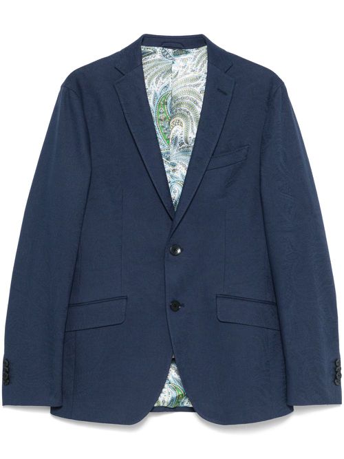 Single-breasted blazer - Blue