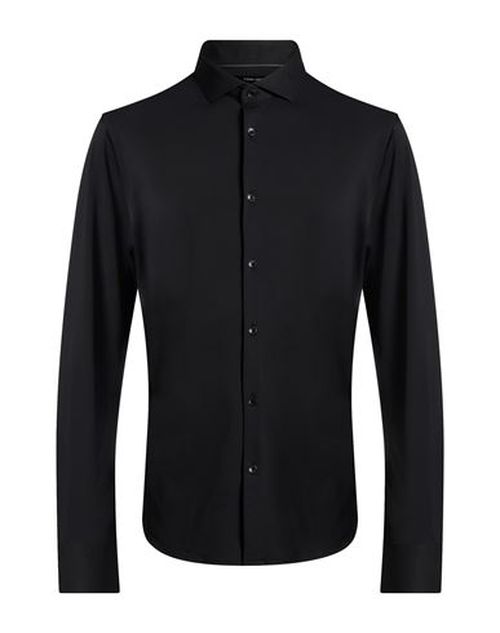 Man Shirt Black Size XL Nylon, Elastane