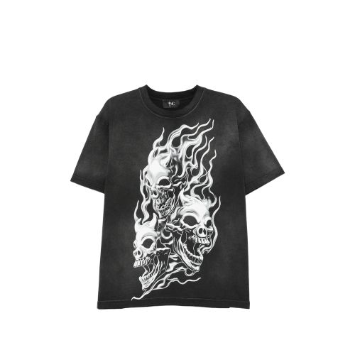 Skull-print T-shirt