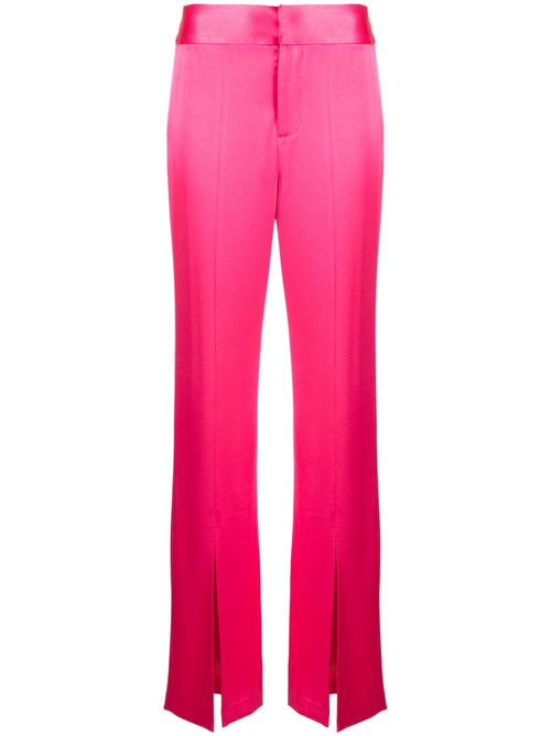 Jody high-waist split trousers - Pink