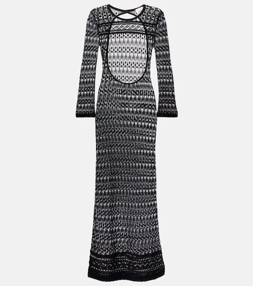 Paloma crochet cotton-blend maxi dress