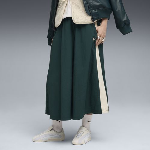 PUMA T7 Women's Midi Skirt in Green