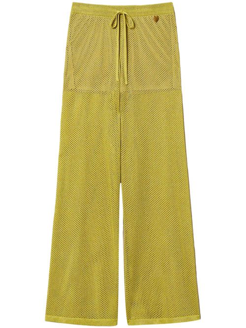 Knitted trousers - Yellow
