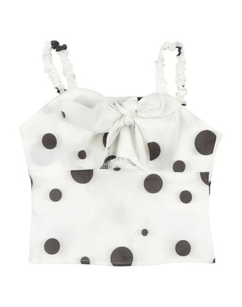 L:ú L:ú By Miss Grant Kid Girl Top Ivory Size 14 Polyester, Polyamide, Elastane