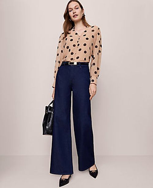 Ann Taylor The Wide-Leg Jean