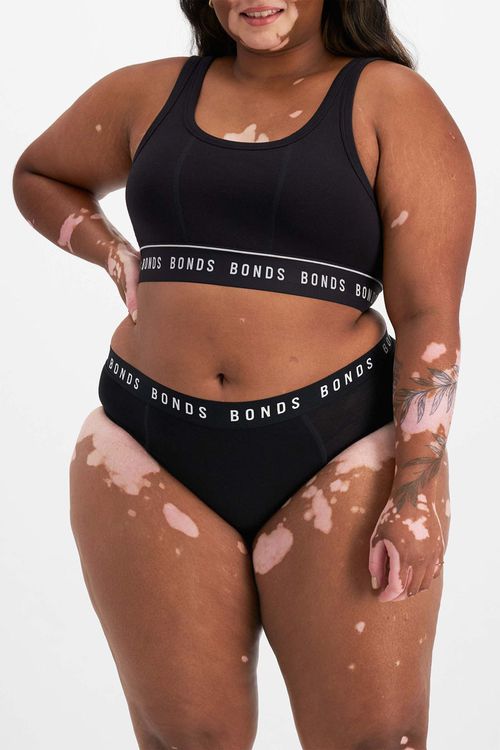 Bloody Comfy Period Full Brief Heavy in Black 