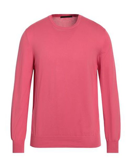 Man Sweater Fuchsia Size 42 Cotton