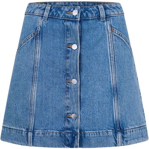 Timberland Womens Refibra Denim Skirt Mid Blue in Mid - 25 Waist
