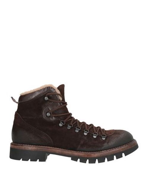 Man Ankle boots Dark brown Size 8 Leather