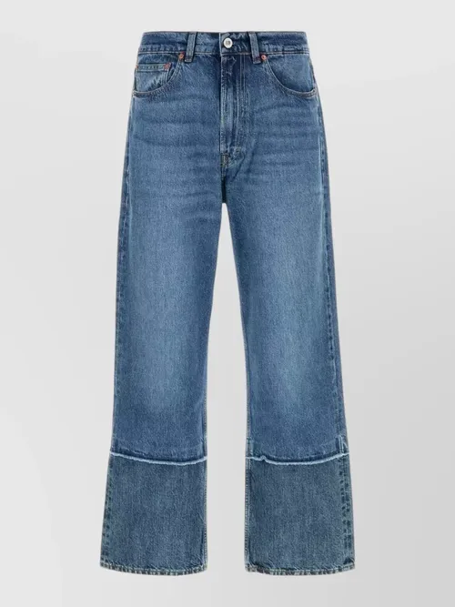 Our Legacy - denim trousers belt loops contrast he