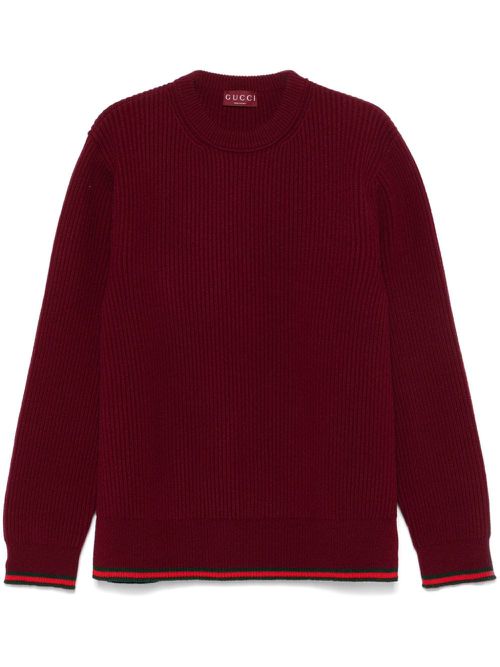 Crewneck Sweater In Cashmere And Wool Blend