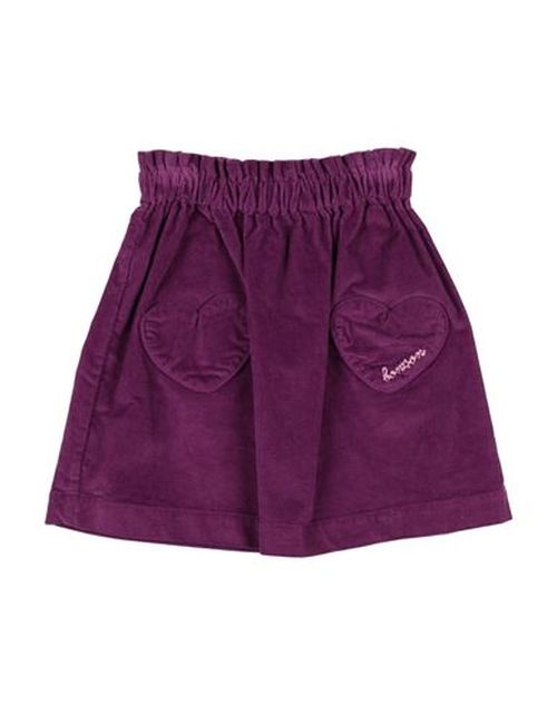 Kid Girl Kids' skirt Purple Size 10 Organic cotton, Elastane