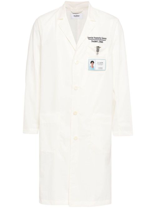 Dc single-breasted coat - White