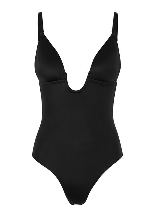 Suit Your Fancy Plunge Bodysuit