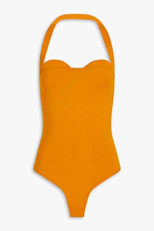 Stretch-knit bodysuit
