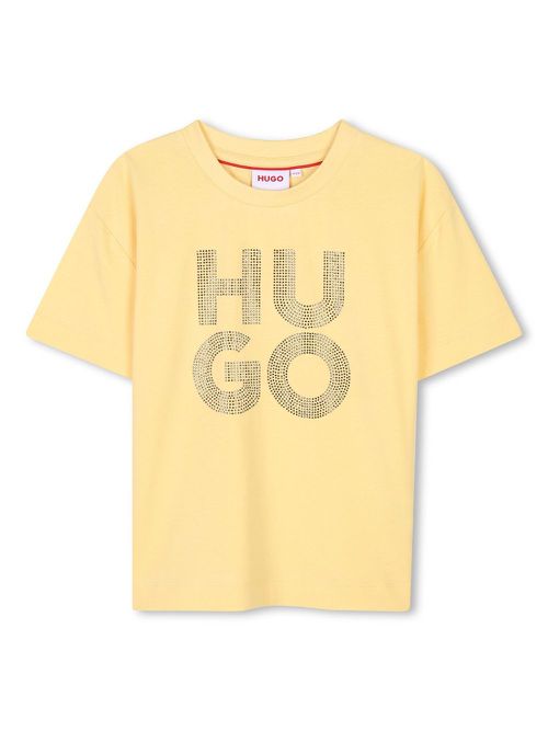 Logo-print T-shirt - Yellow