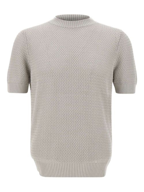 Cotton jumper - Neutrals