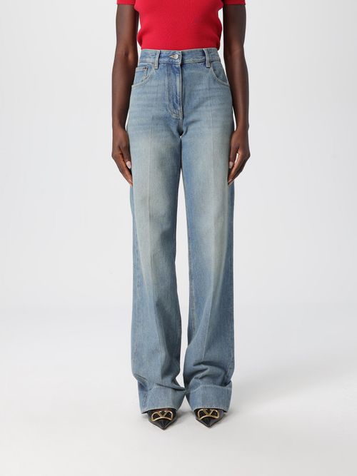 Jeans Woman color Gnawed Blue