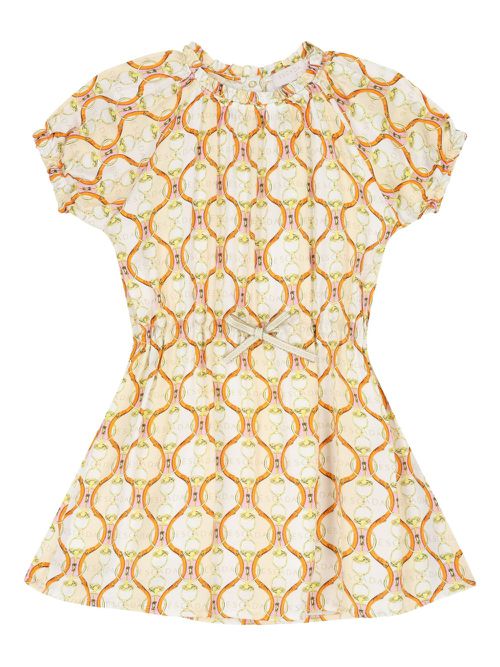 Escada Kids printed dress - Neutrals
