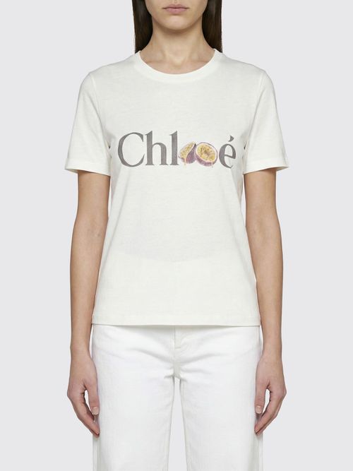 T-Shirt CHLOÉ Woman color White