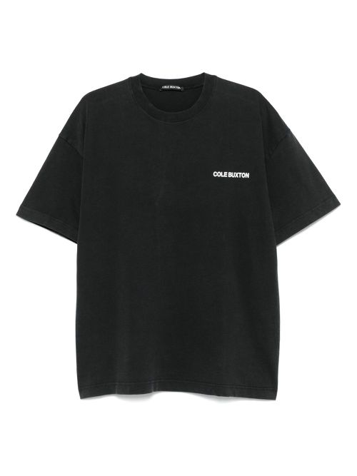 COLE BUXTON cotton T-shirt - Black
