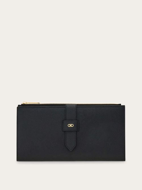 Men Gancini document holder Black
