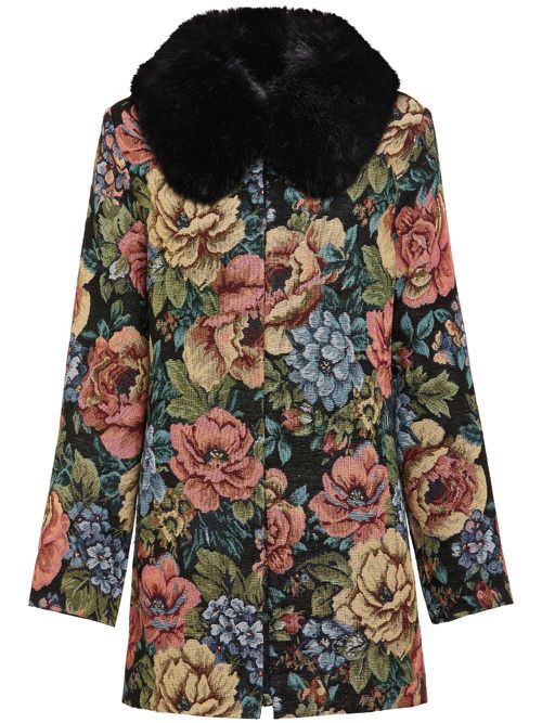 Monarch floral-pattern jacket - Green