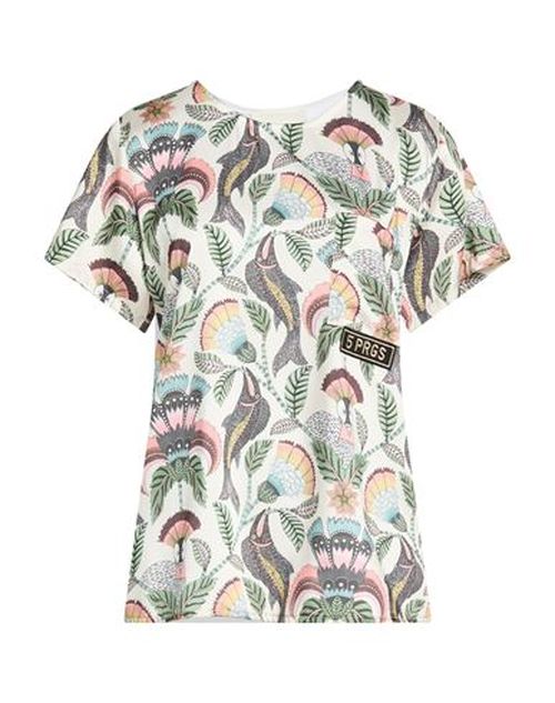 Woman Top Beige Size M Polyester, Cotton