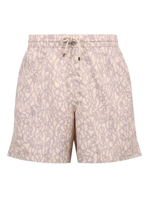 Drawstring swim shorts - Neutrals