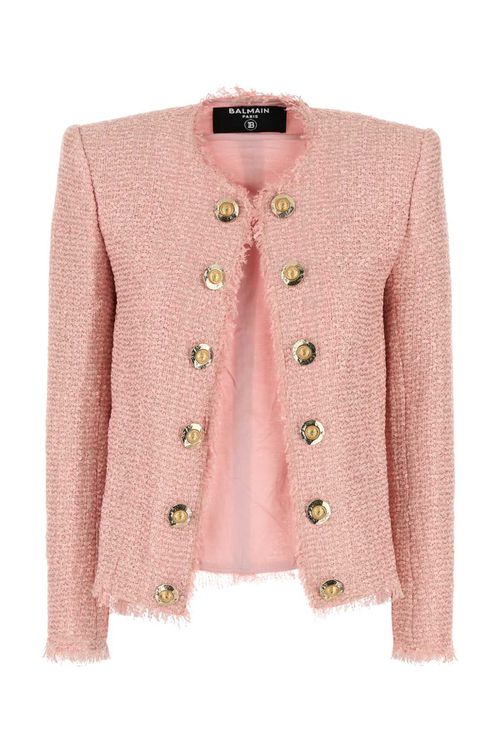 Pink Tweed Blazer