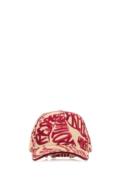 Printed Denim Rebel Hibiscus Baseball Cap