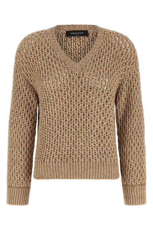 Mouliné Yarn Sweater