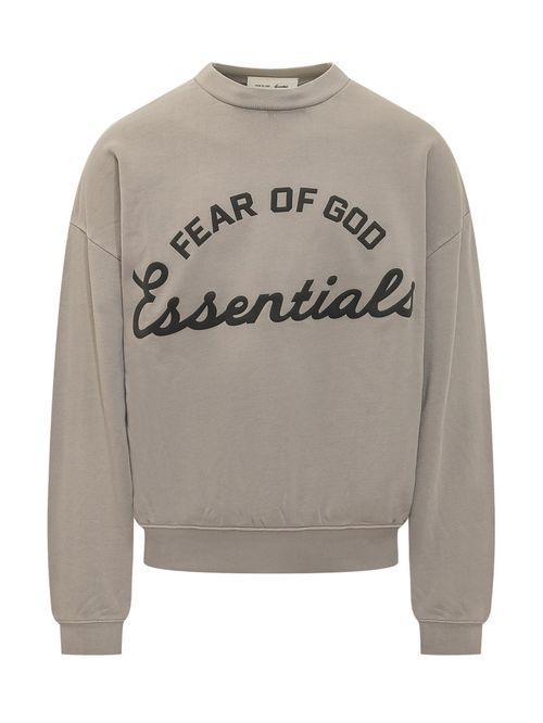 Grey Logo Crew Neck Sweatshirt