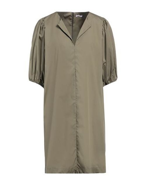 Rossopuro Woman Mini dress Military green Size XS Cotton