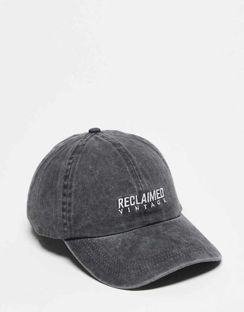 Unisex logo cap in charcoal-Gray