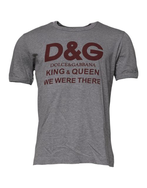 Logo-Print Cotton T-Shirt — Gray