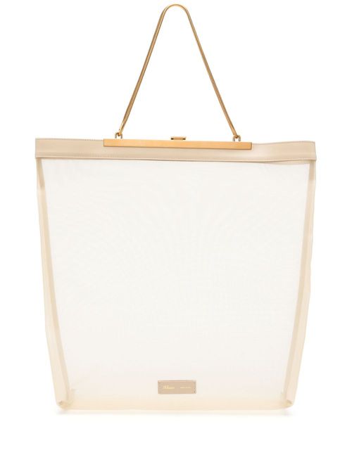 Augusta mesh tote bag - Neutrals